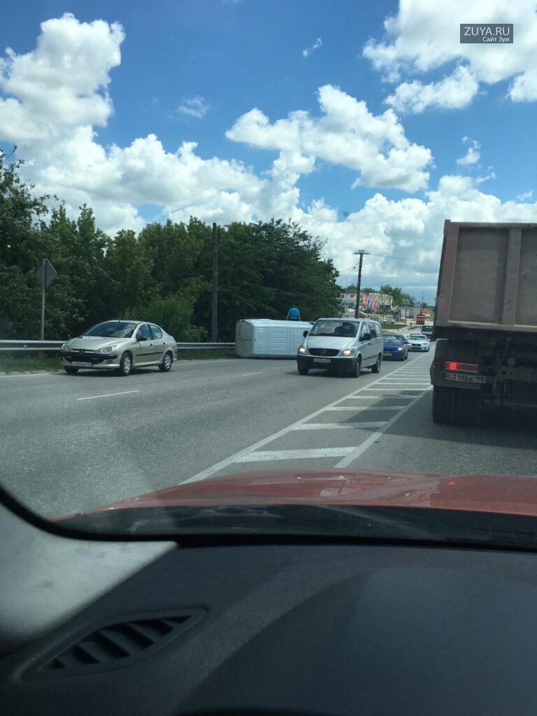 ДТП в Крыму на Ялтинской объездов в Симферополе