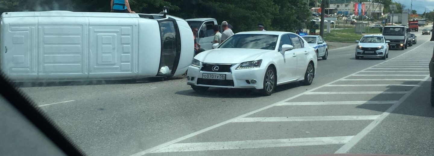 ДТП в Крыму на Ялтинской объездов в Симферополе