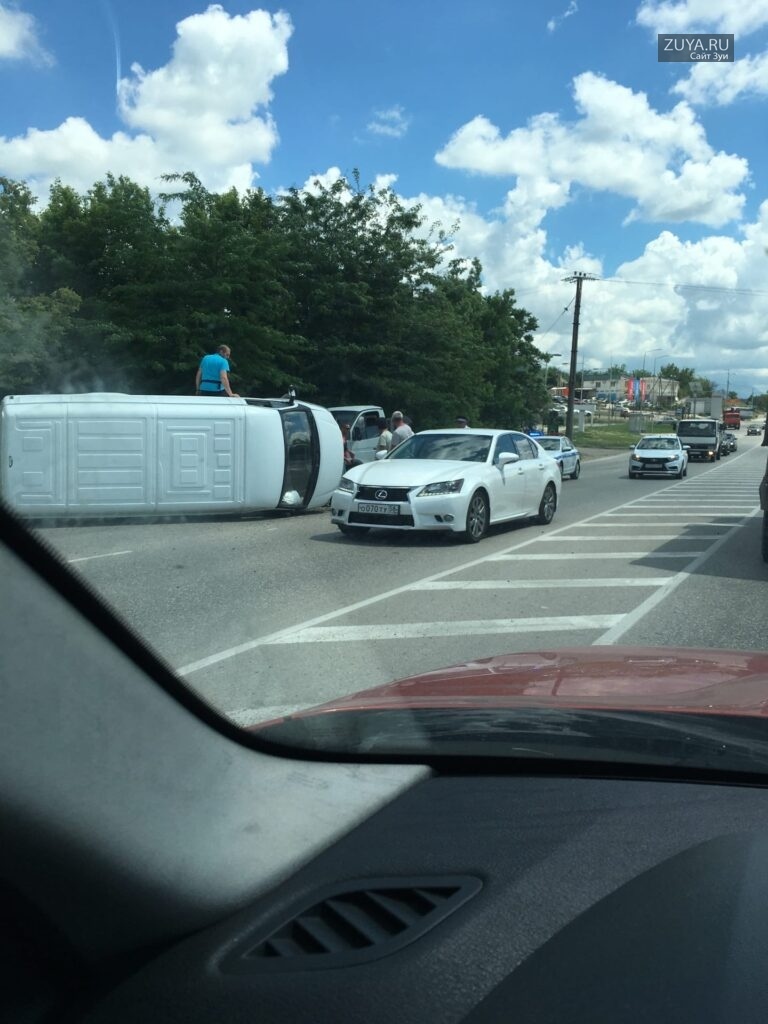 ДТП в Крыму на Ялтинской объездов в Симферополе