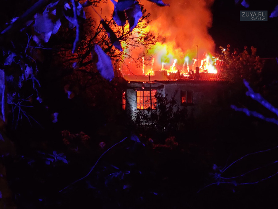 Пожар в Севастополе 30 октября 2021